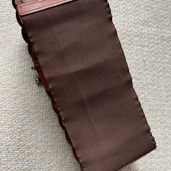 Vintage A/X belt Brown leather A/X belt Women\'s belt size S Retro belt Fancy bel main image 12